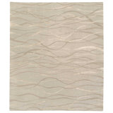 Ripple Abstract Area Rug in Taupe