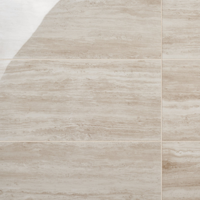 Carreau poli grand format Atlanta, Beige