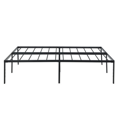 Full Size Bed Frame , Heavy Duty Metal Bed Frame , Quick & Easy Assembly, No Noise, Black