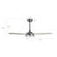 Ventilateur de plafond intelligent à 52 pales 52 po avec télécommande DEL, ensemble d'éclairage inclus-1330118882
