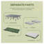 Lit de camp pliant pour 2 personnes avec coussin de couchage gonflable, oreillers et sac de transport Outsunny