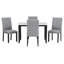 Ensemble de 4 tables et chaises de cuisine moderne-581045516