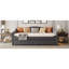 Twin Size Fleece Upholstered Daybed With Beige Cover And Movable Trundle Unit Pull-Out-255299007-255299004