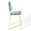 Modway Ponder Performance Velvet Bar Stool-48366009-48366789