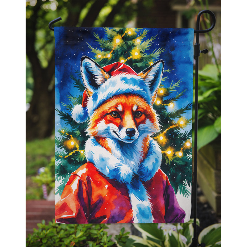 Christmas Garden Flag, Fox
