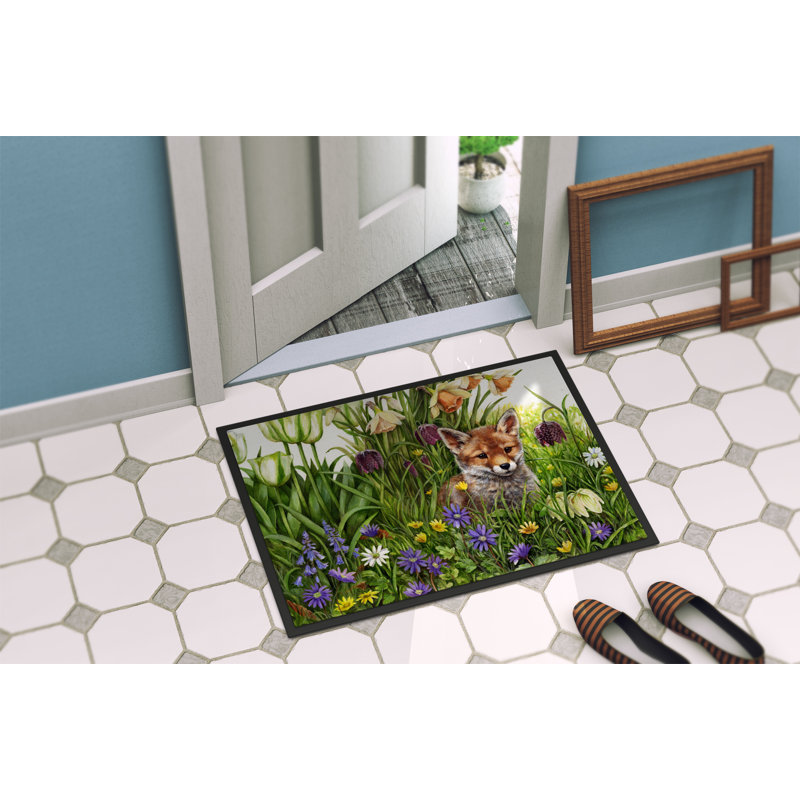 Valdese Non-Slip Outdoor Doormat, Rectangle 2' x 3'