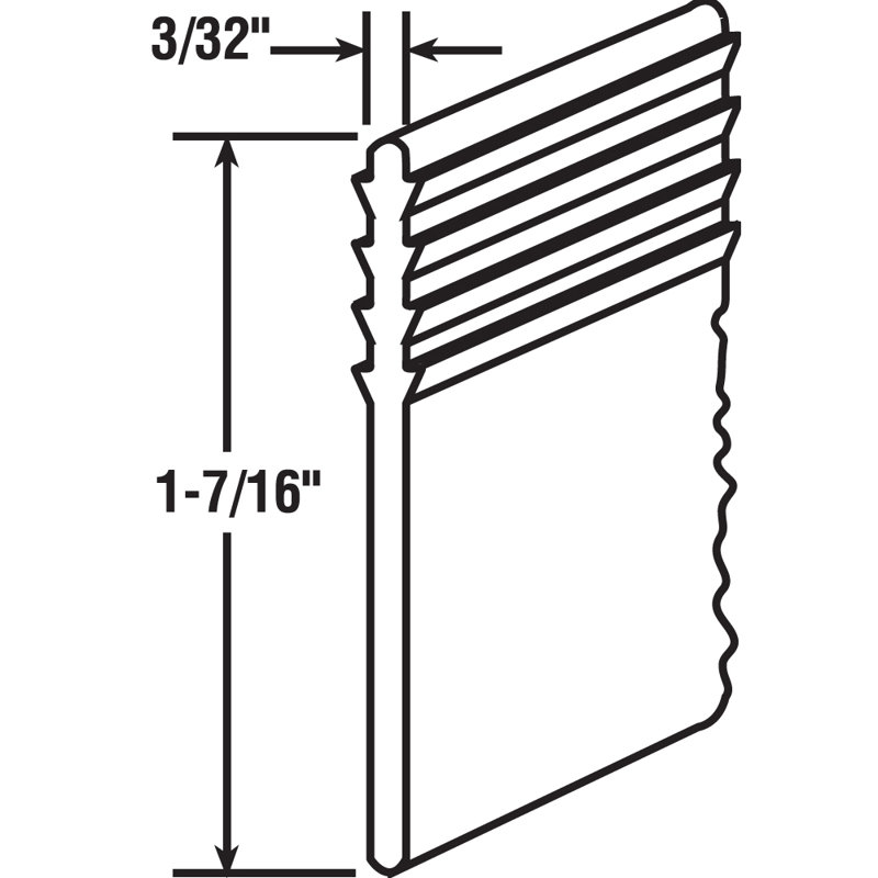Prime-Line Shower Door Bottom Sweep