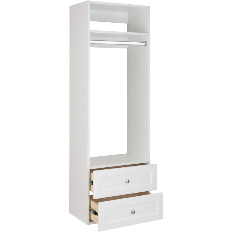 Closet System, 71.25" H x 31.5" W x 14" D