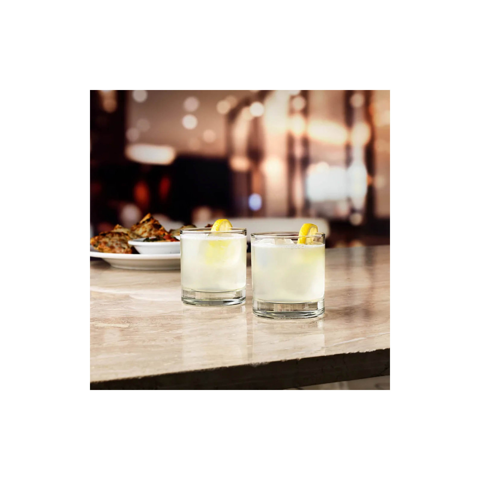 Heavy Base Libbey Rocks Glasses, 8-ounce