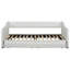 Lit de jour rembourré capitonné, canapé-lit simple très grand avec 2 tiroirs de rangement, sans sommier, beige-129030481