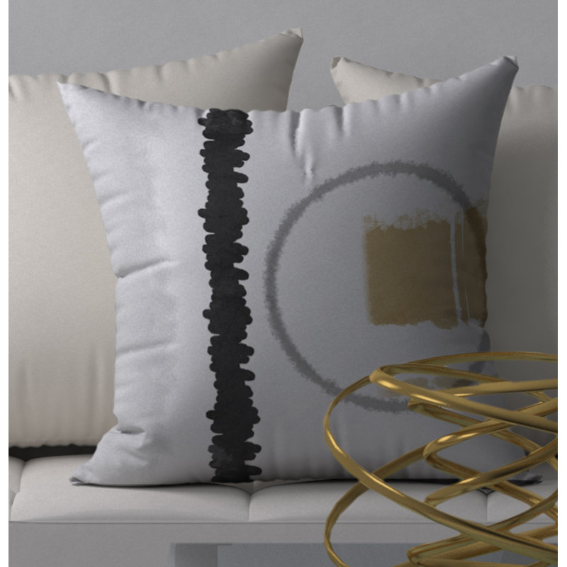 Reversible Throw Pillow, 24" x 24"