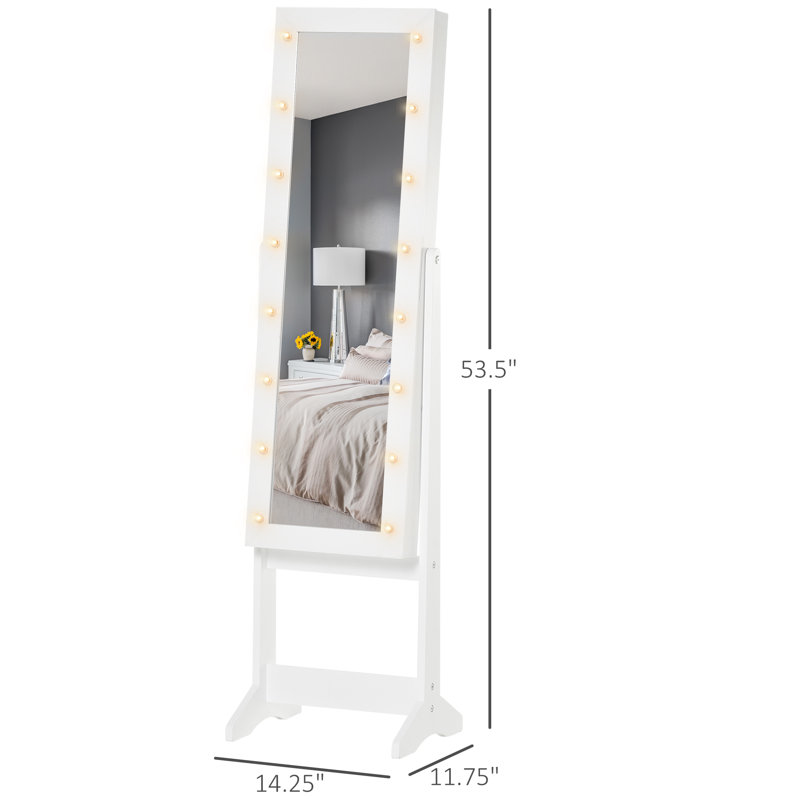 Paulus 14.25'' Wide Jewelry Armoire