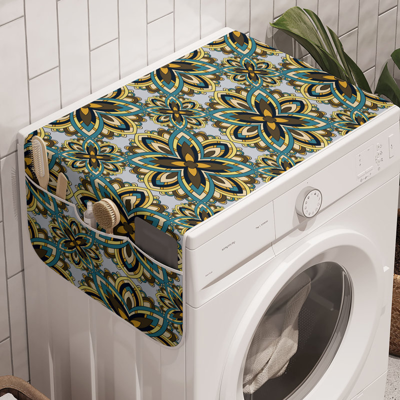 East Urban Home Mandala Washing Machine Organizer Pack of 2 47" x 18.5"