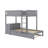 Twin Over Twin Bunk Bed With Trundle And Desk-339220254