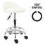 Tabouret de laboratoire rond en polyuréthane à hauteur réglable avec repose-pieds-1986199374