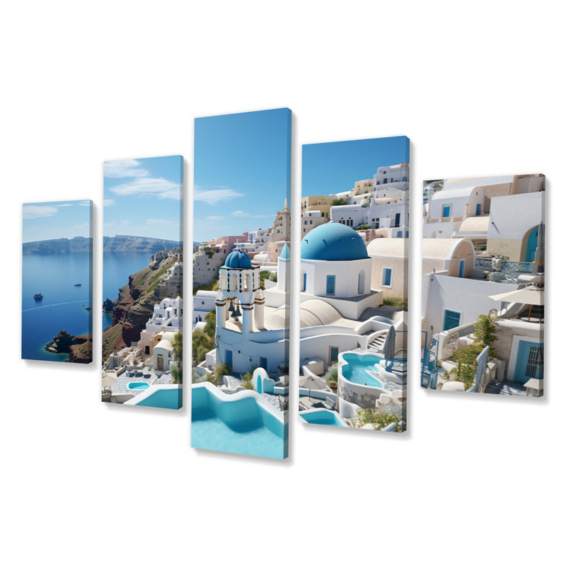 Grèce Santorini Dreams I 5 pièces