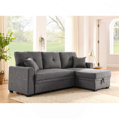 Modular Sleeper Sectional Sofa With Storage