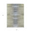 Tapis extérieur lavable rayé beige et taupe 10 pi x 14 pi beige