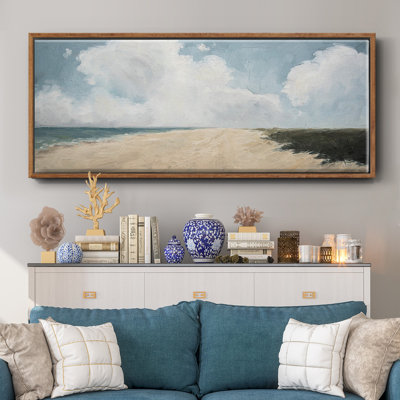 Beach Stroll - toile encadrée