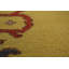 Tapis indien en laine fait à la main jaune Oushak 9 x 12
