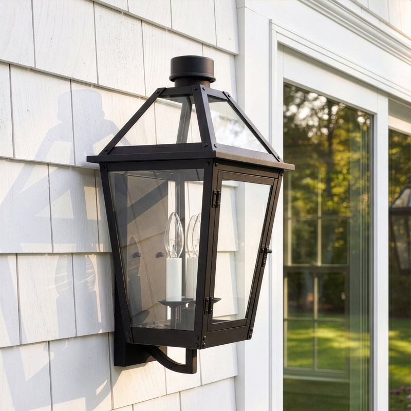 Winnetka 20.25" H Wall Light, Textured Black