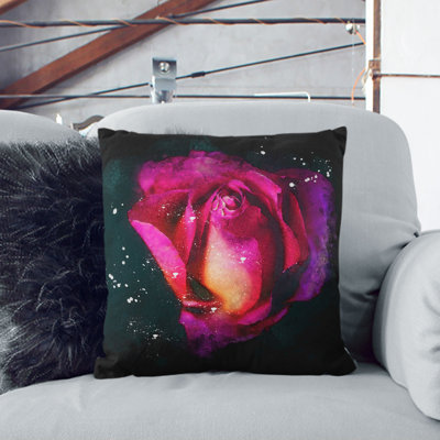 Rose Cushion with Filling