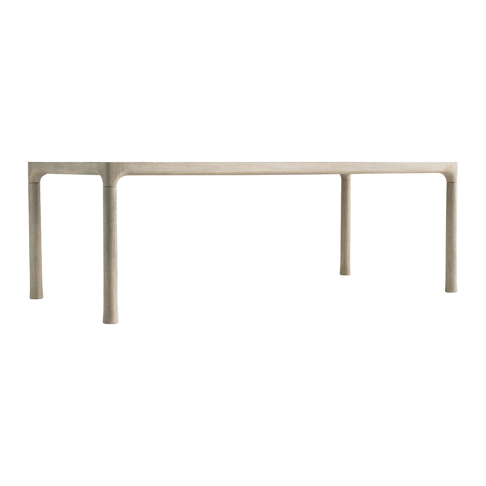 Siesta 89" Teak Outdoor Dining Table, 42.5" W x 88.5" L x 30" H