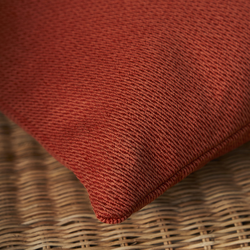 Agbogla Square Throw Cushion, Pumpkin