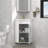 17" Freestanding Corner Single Bathroom Vanity With Ceramic Sink-Mirror Cabinet Not Included-1405152287