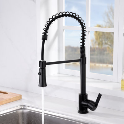 Pull Down Single Handle Kitchen Faucet