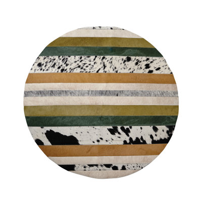 Nueva Raya Cowhide Striped Area Rug