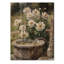 Pivoines par l'arrosage VI - Art mural en bois de pivoines - sur bois de pin naturel-1554448236