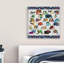 «Alphabet Jungle Cross II», reproduction sur toile tendue-1261701242