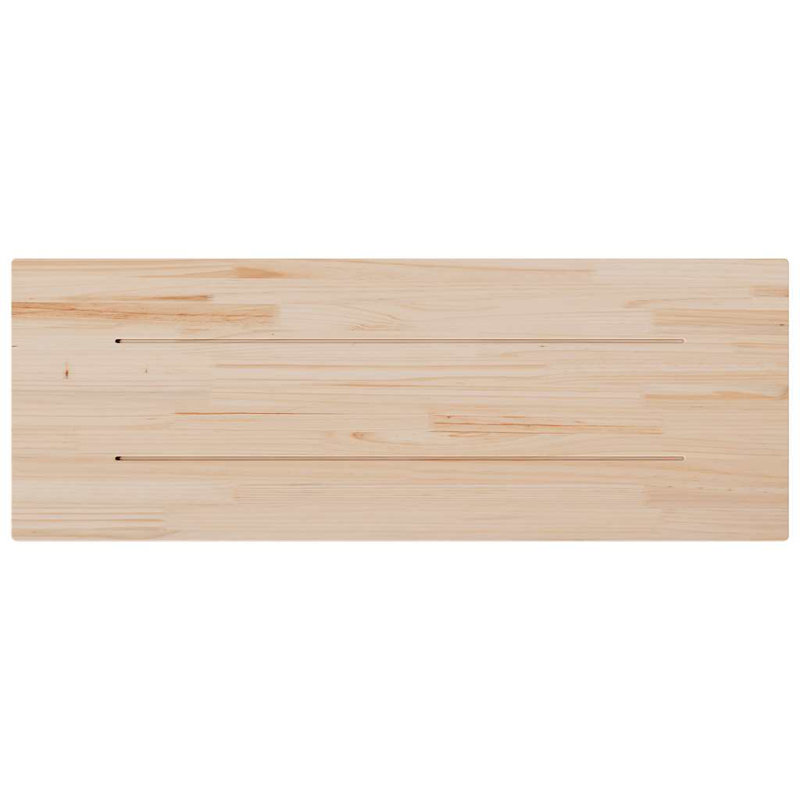  Plateau de table en bois de pin massif naturel, H 1 po x l 43,3 po x P 15,7 po