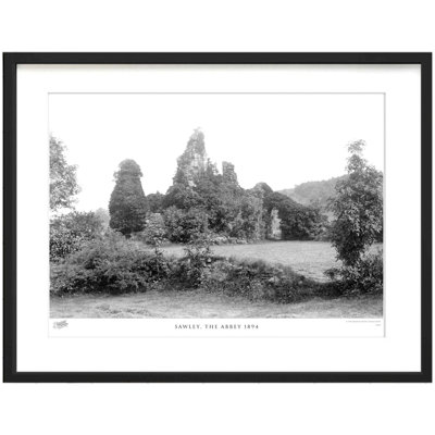 Sawley, The Abbey 1894 - Single Picture Frame Print