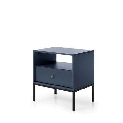 Armadillo 54cm W Manufactured Wood Bedside Table
