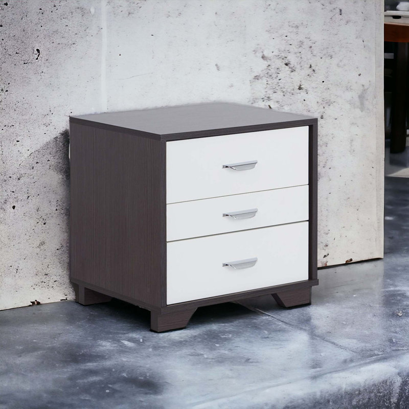 Chic Rectangular Accent Table With Multiple Drawers