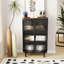 Armoire de rangement à deux portes en verre