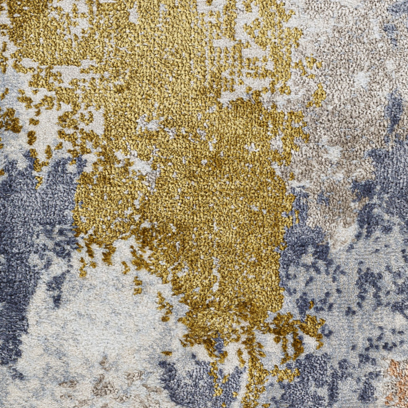 Abstract Indoor Rug, Rectangle 2' x 3'11"