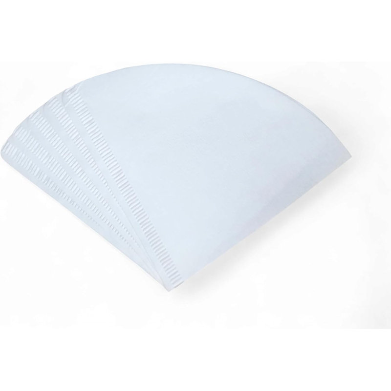 5 Size V01 White Coffee Filter Paper Cones – V Shaped, Compatible With Hario Size 01, White