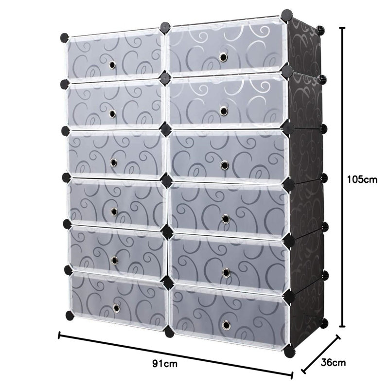 24 Pair Shoe Storage Box