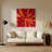 Neo Expressionism 46 Red Metal Wall Art-517079546