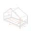 Lit simple en bois