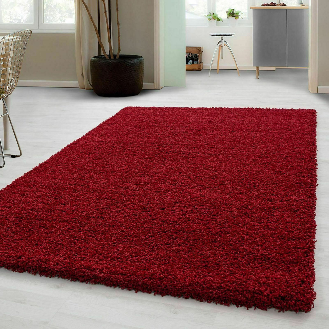 Aanuoluwa Solid Colour Shag 160cm X 230cm Indoor / Outdoor Area Rug