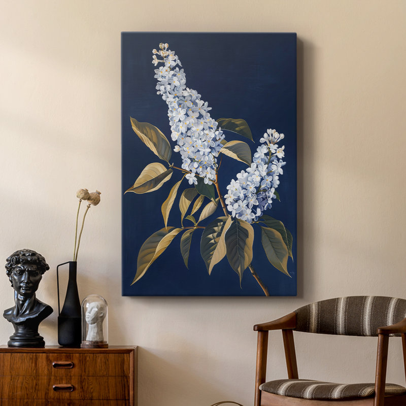 FLORAL Series CLXII -Custom Wrapped Gallery Cavas, 18" H x 12" W