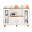 Armoire de cuisine, armoire de buffet avec rangement, armoire de cuisine avec tablette ouverte et 4 portes, armoire de rangement moderne pour cuisine, salle à manger, salon