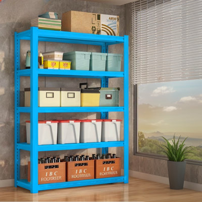 Metal Height -Adjustable Storage Rack