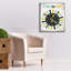  «Retro Diner Time To Eat Horloge» par Michael Mullan, art mural sur toile, 26 po x 30 po