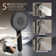 10" Four Functions Shower System, Solid Brass Shower Head, 3 Functions Hand Shower, Tub Spout, Bidet Sprayer, Bathtub Shower Faucet with Rough-in Valve