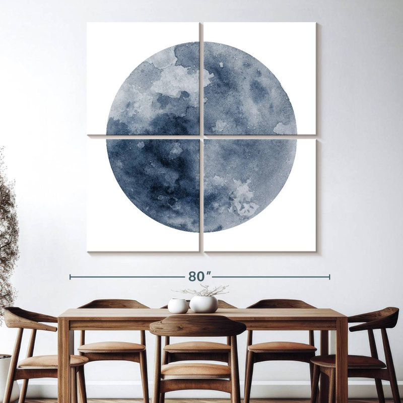Oberle Celestial Blue Moon, 74" H x 74" W